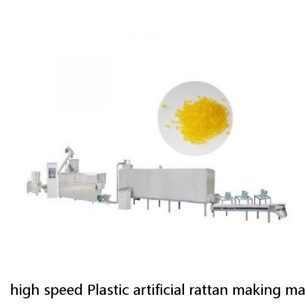 high speed Plastic artificial rattan making machine/PVC PE rattan extruder machine, artificial rattan machine Manufacturer